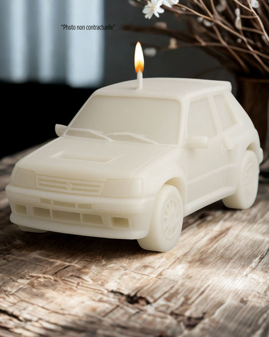 Bougie parfumée artisanale Peugeot 205 T16 – décoration automobile raffinée - Edition limitée