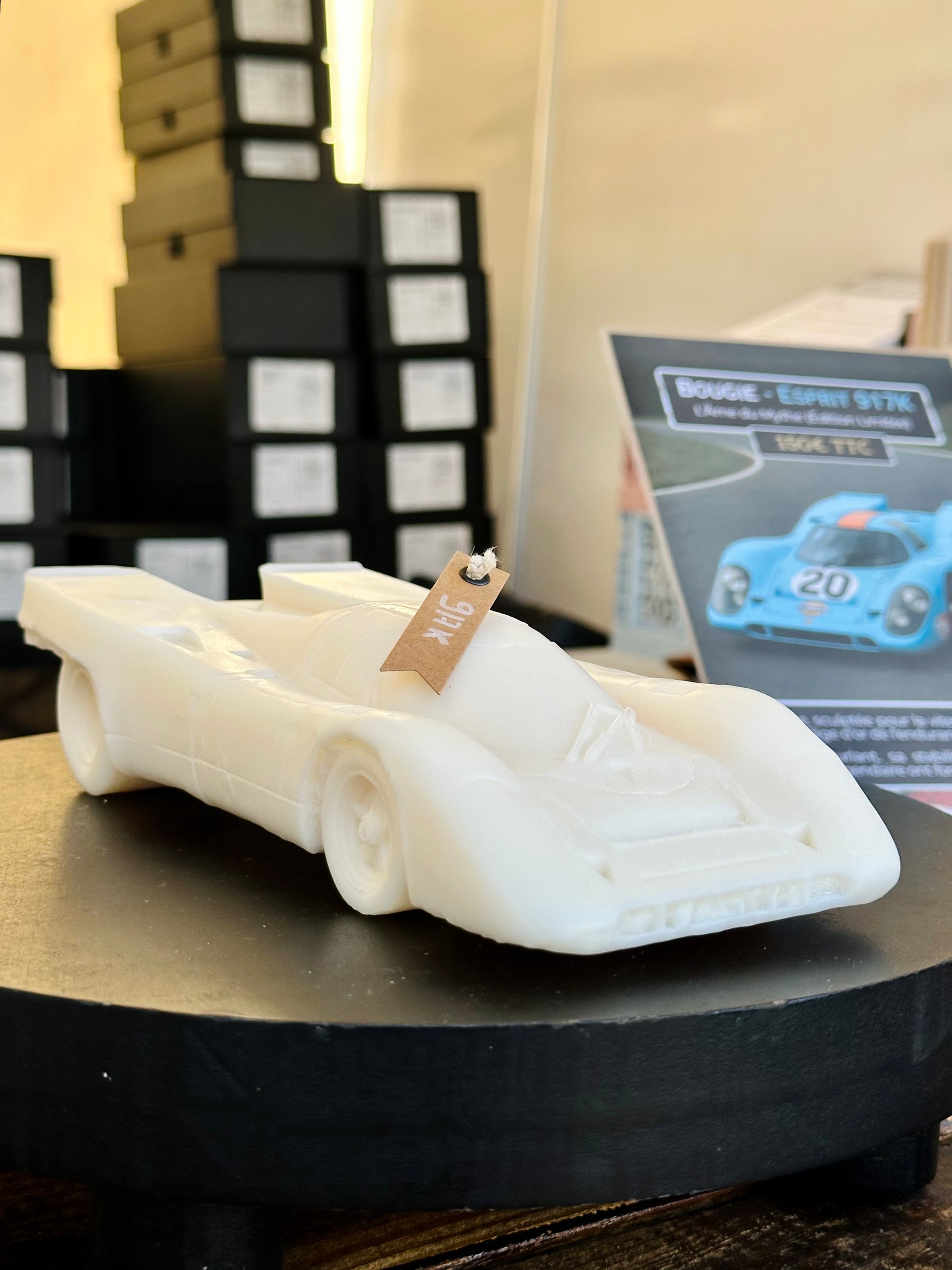  Bougie parfumée artisanale Porsche 917K – décoration automobile raffinée - Edition limitée