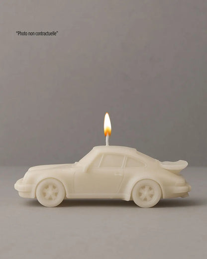  Bougie parfumée artisanale Porsche 930 Turbo – décoration automobile raffinée