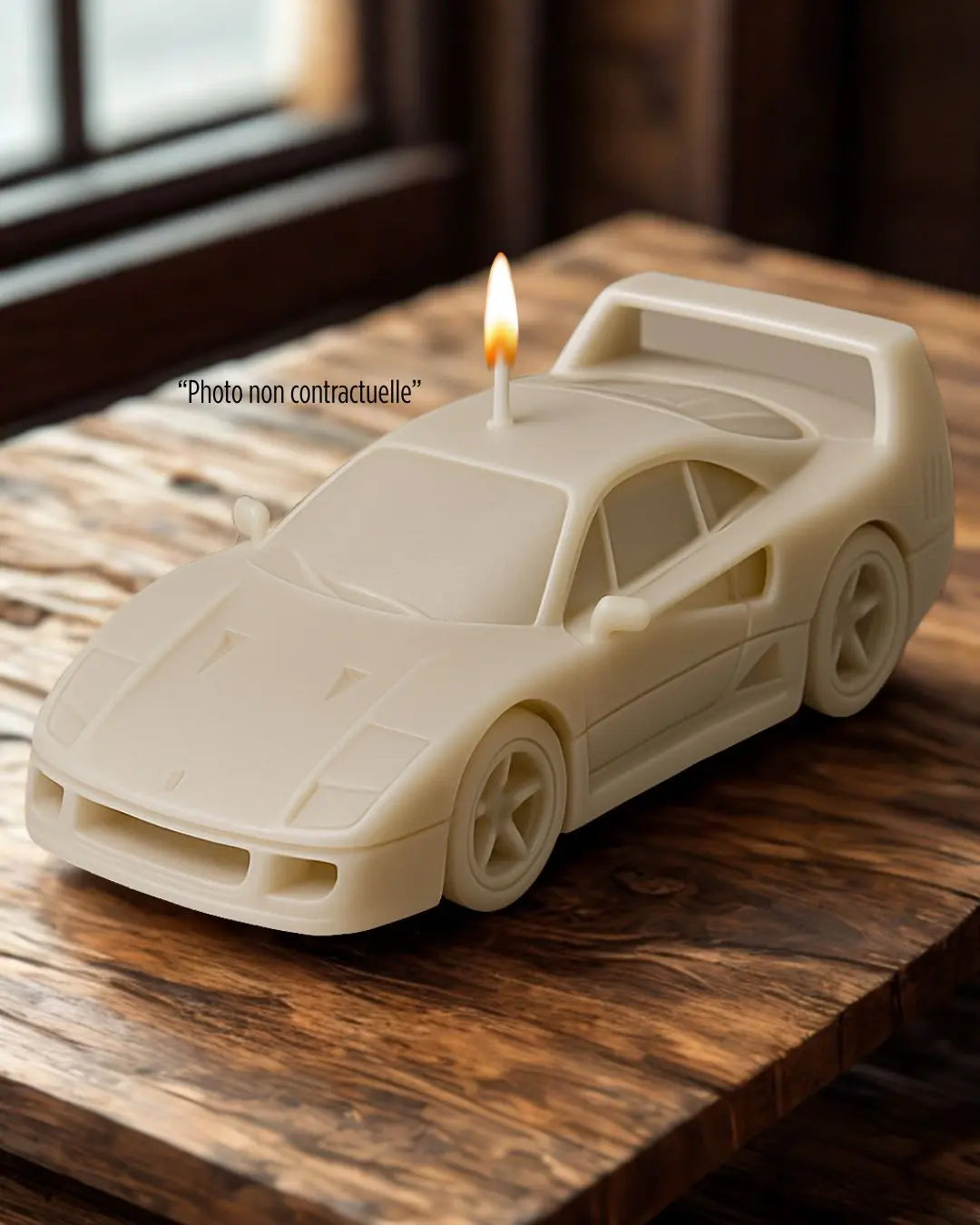  Bougie parfumée artisanale Ferrari F40 – décoration automobile raffinée - Edition limitée