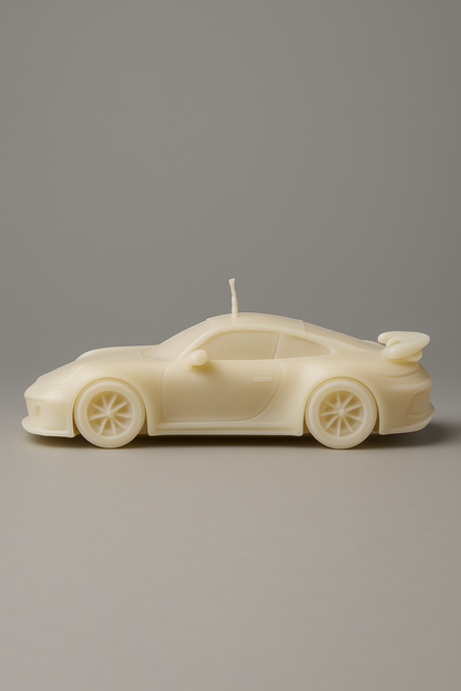  Bougie parfumée artisanale Porsche 992 GT3 – décoration automobile raffinée