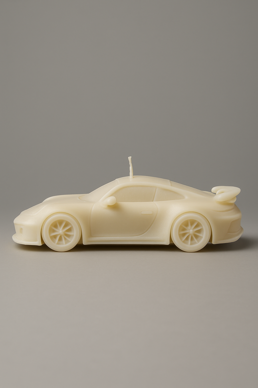  Bougie parfumée artisanale Porsche 992 GT3 – décoration automobile raffinée