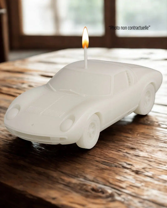  Bougie parfumée artisanale Lamborghini Miura– décoration automobile raffinée - Edition limitée